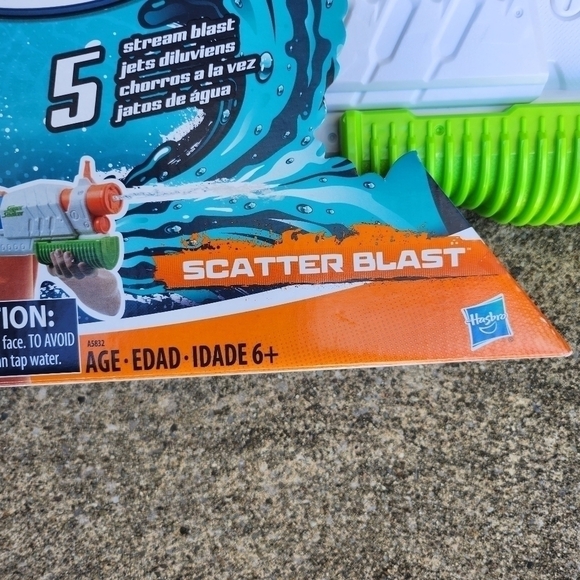 Nerf Super Soaker Scatter 5 Stream Blast Toy NEW - Picture 4 of 5